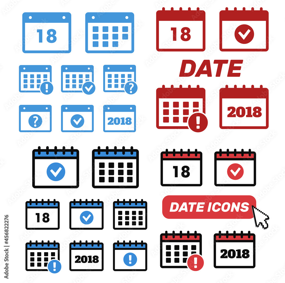 Calendar Icons. Event add delete progress Calendar Icons. Event add delete progress