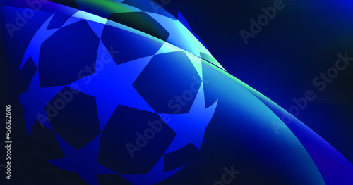 Photographie abstract blue background with arrows