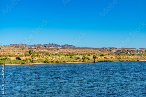 The Colorado River at the edge of Bullhead City, Arizona photo