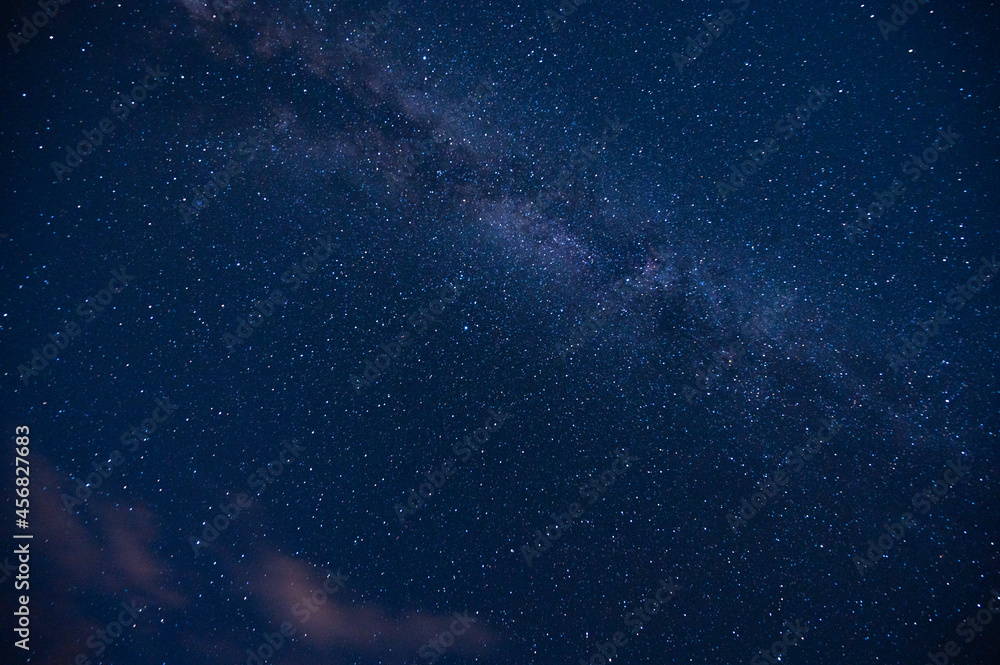 Fototapeta premium amazing starry night sky in South Ossetia