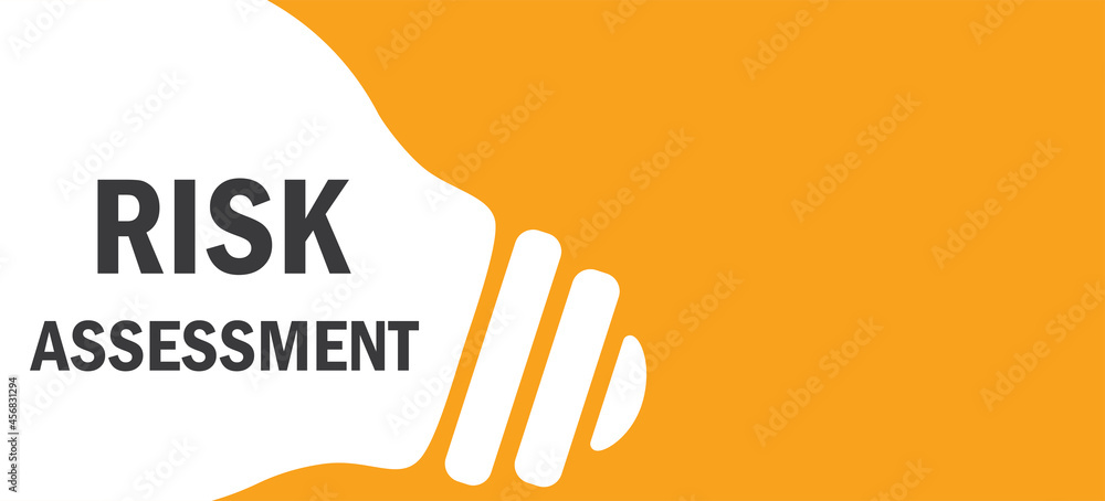 Fototapeta premium Risk Assessment in lamp background illustration
