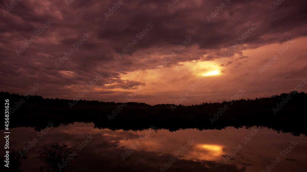 Amazing clouds and sunrises caught in the Pocono Mountains of PA