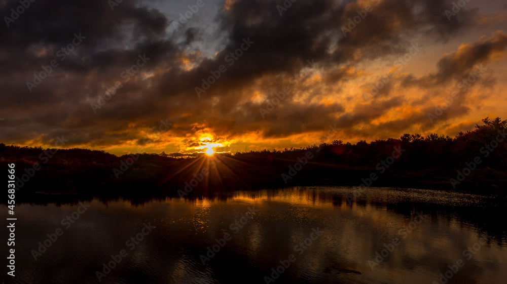 Amazing clouds and sunrises caught in the Pocono Mountains of PA