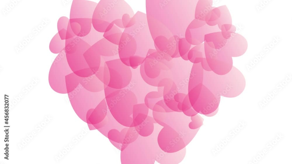 Pink romantic hearts flying and rotating hd animation. Footage for st valentine's day. Pink romantic hearts flying and rotating hd animation. Footage for st valentine's day.
