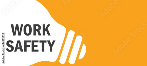 Work Safety in lamp background illustration