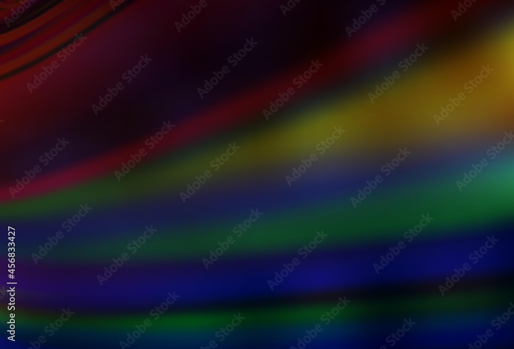Obraz premium Dark Blue, Red vector blurred bright texture.