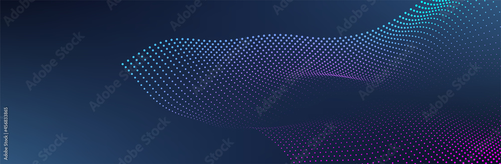 Abstract Dot background. Tech wave. 3d pattern. Vector illustration Abstract Dot background. Tech wave. 3d pattern. Vector illustration