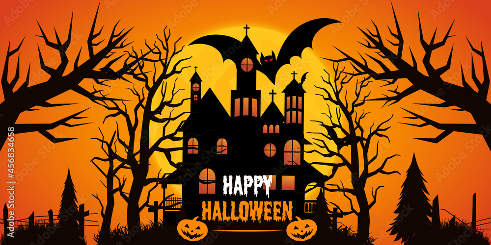 halloween haunted house background images