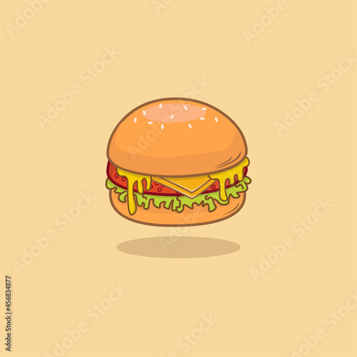 illustration vector of burger