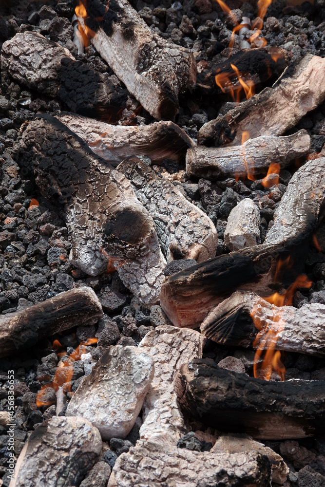 Full frame close-up view of flames in a burning gas fire pit Full frame close-up view of flames in a burning gas fire pit