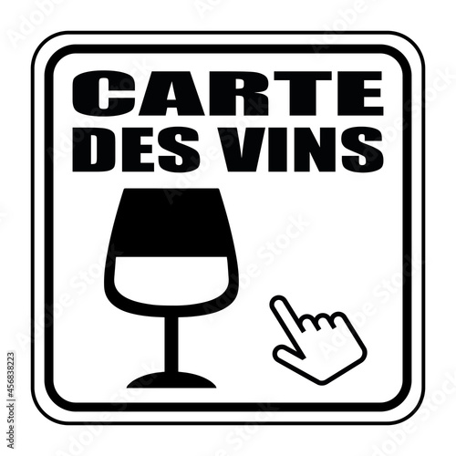 Logo carte des vins.