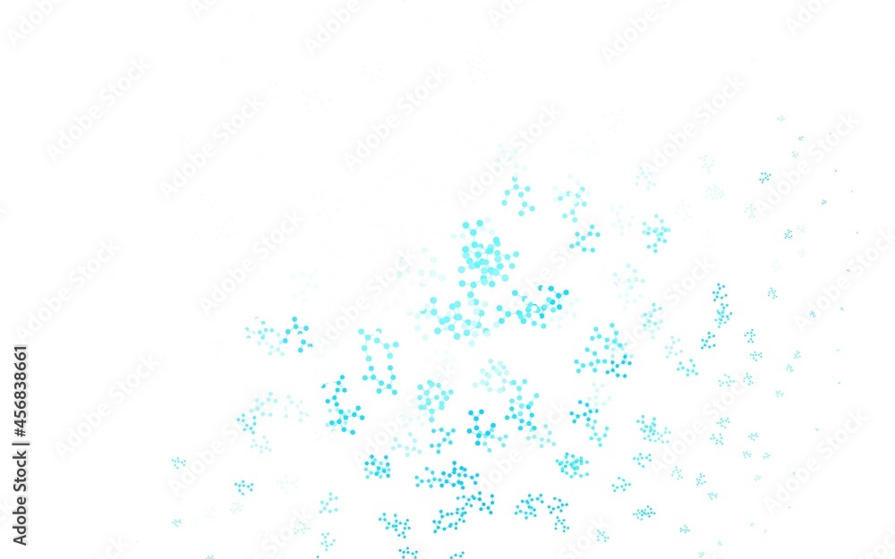 Light Blue, Yellow vector pattern with artificial intelligence network.