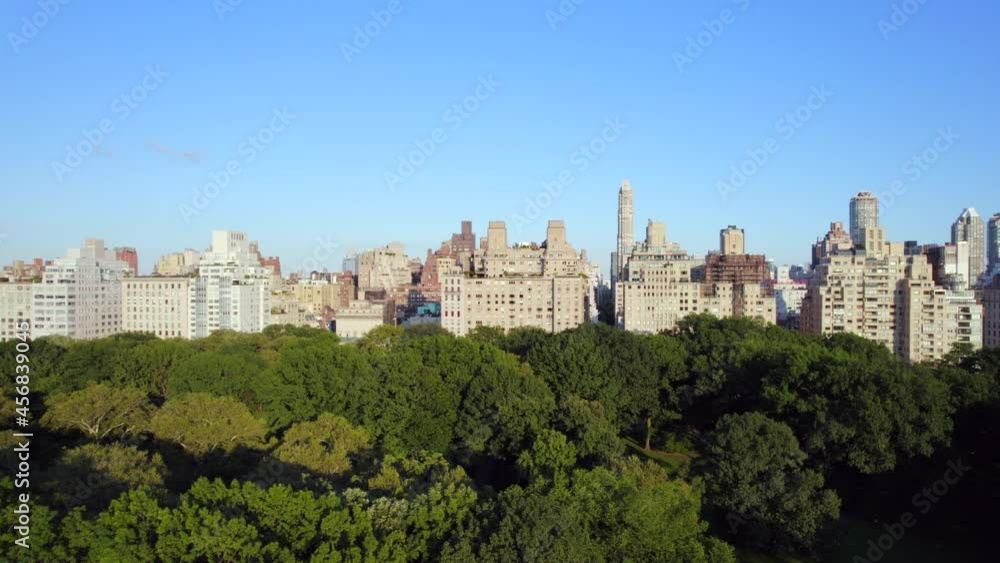 September 2021 - 4K aerial of Manhattan from Central Park, NYC, USA September 2021 - 4K aerial of Manhattan from Central Park, NYC, USA