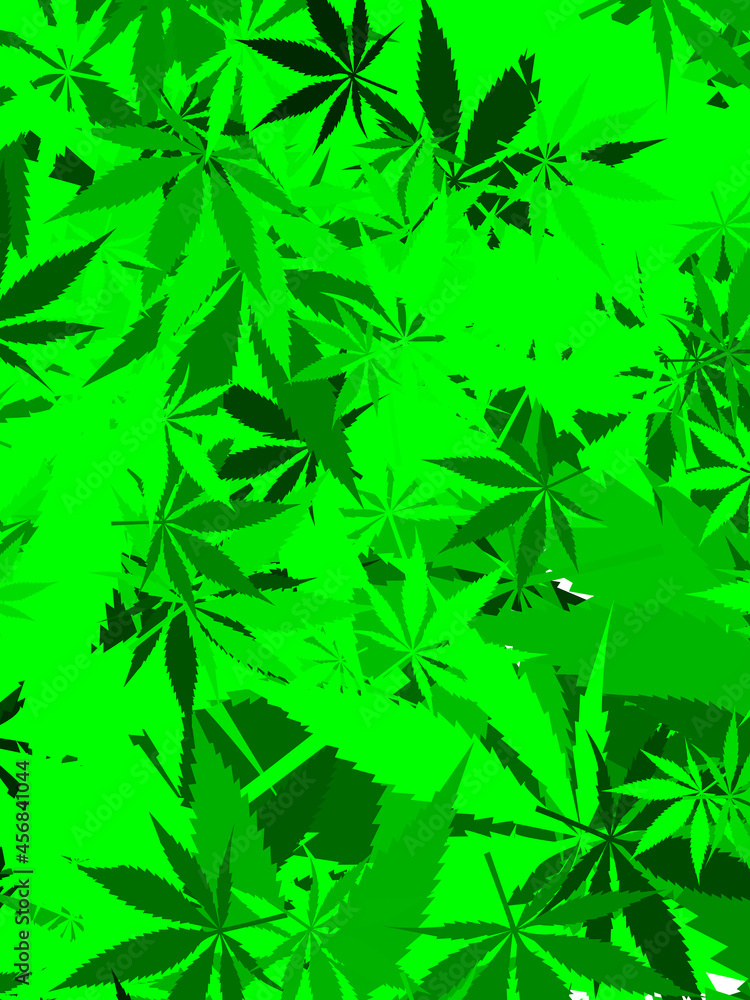 An abstract cannabis leaf pattern background image. An abstract cannabis leaf pattern background image.