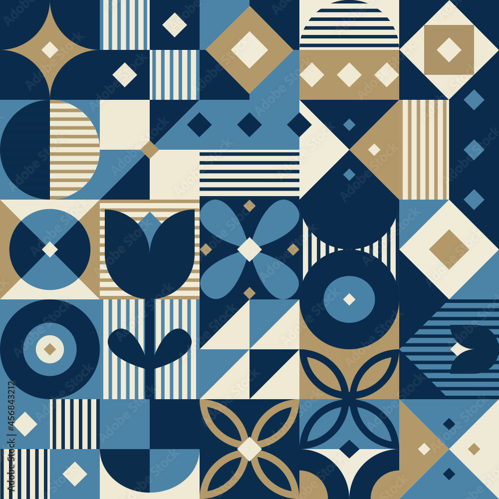 Obraz premium set of seamless patterns