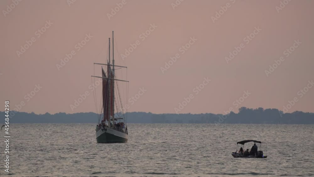 An old rigging ship floating on the harbor. An old rigging ship floating on the harbor.