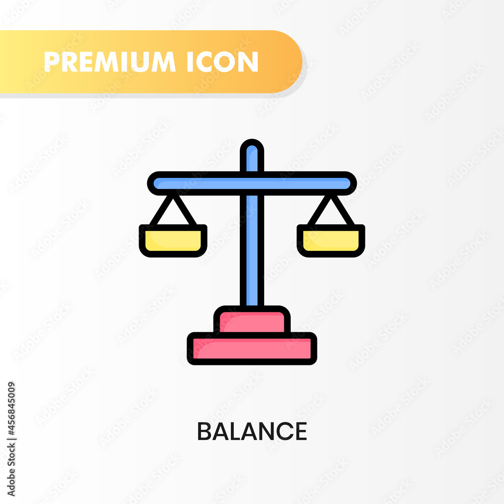 balance icon for your website design, logo, app, UI. Vector graphics illustration and editable stroke. balance icon lineal color design. balance icon for your website design, logo, app, UI. Vector graphics illustration and editable stroke. balance icon lineal color design.