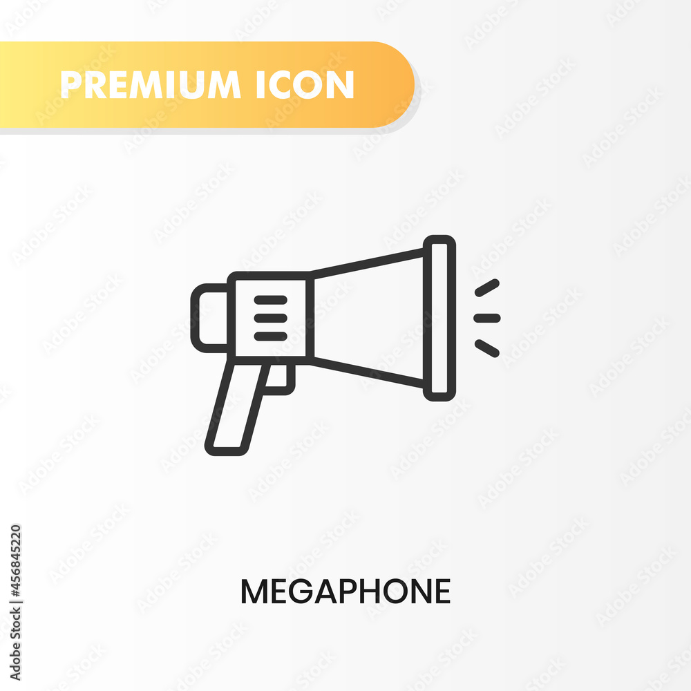 megaphone icon for your website design, logo, app, UI. Vector graphics illustration and editable stroke. megaphone icon outline design. megaphone icon for your website design, logo, app, UI. Vector graphics illustration and editable stroke. megaphone icon outline design.