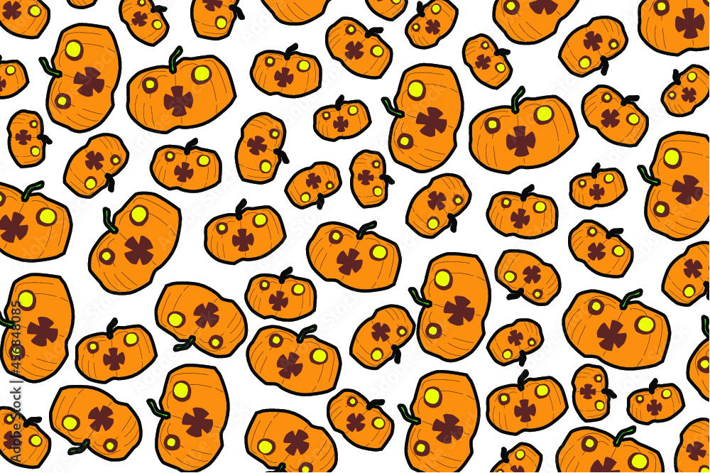 Pumpkin Halloween pattern Pumpkin Halloween pattern