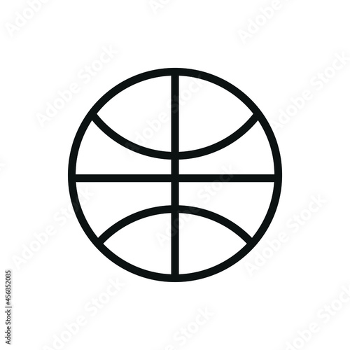 basketball ball icon  on white background