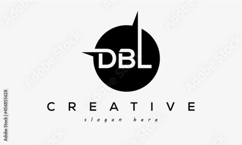 DBL creative circle letters logo design victor photo