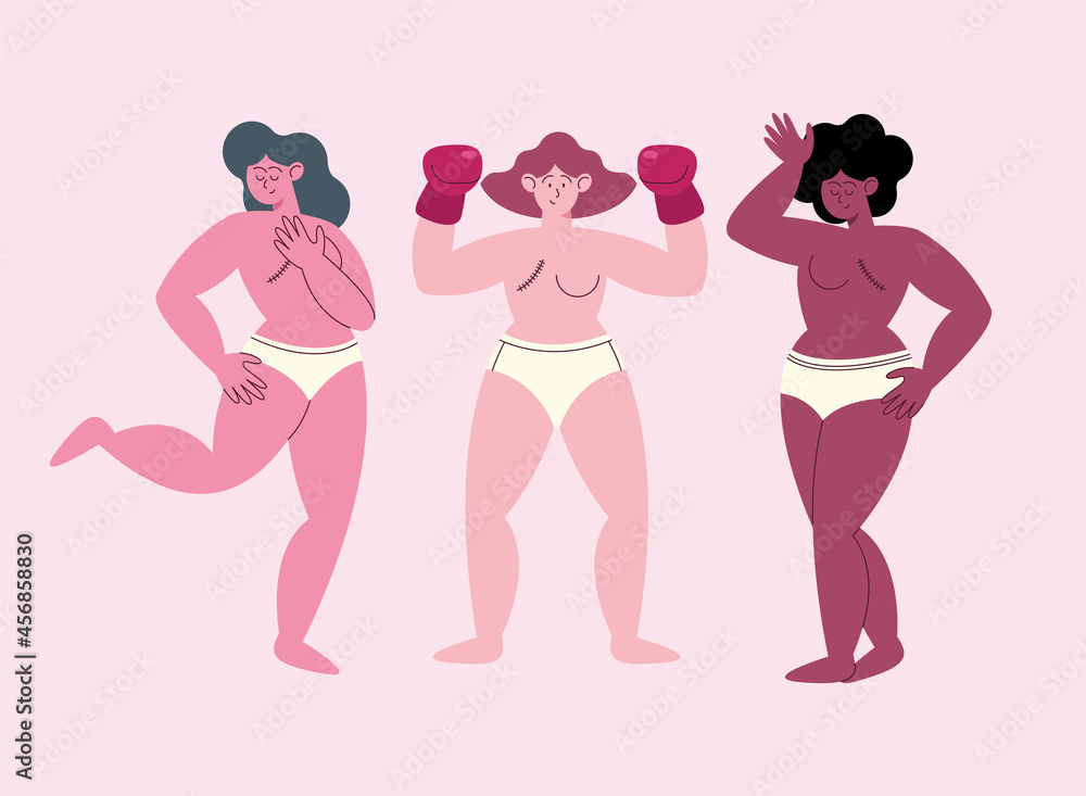 three breast cancer survivors three breast cancer survivors