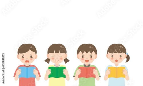 読書する子供達