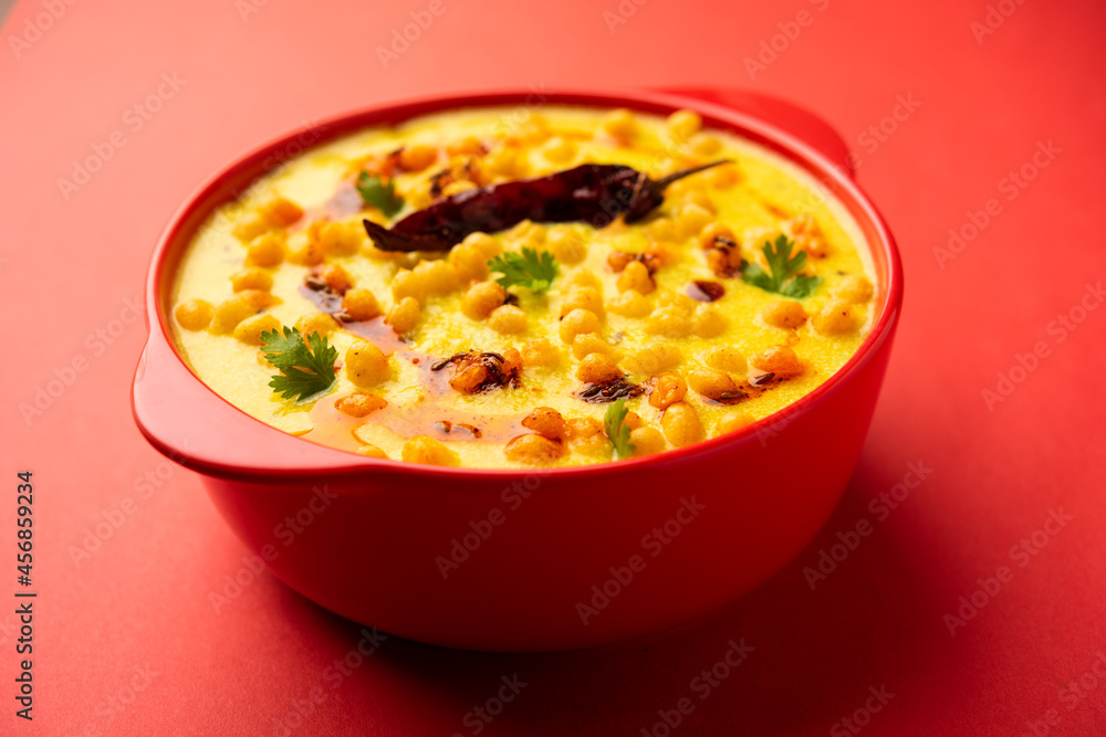 Boondi Kadhi or bundi kadi or curry