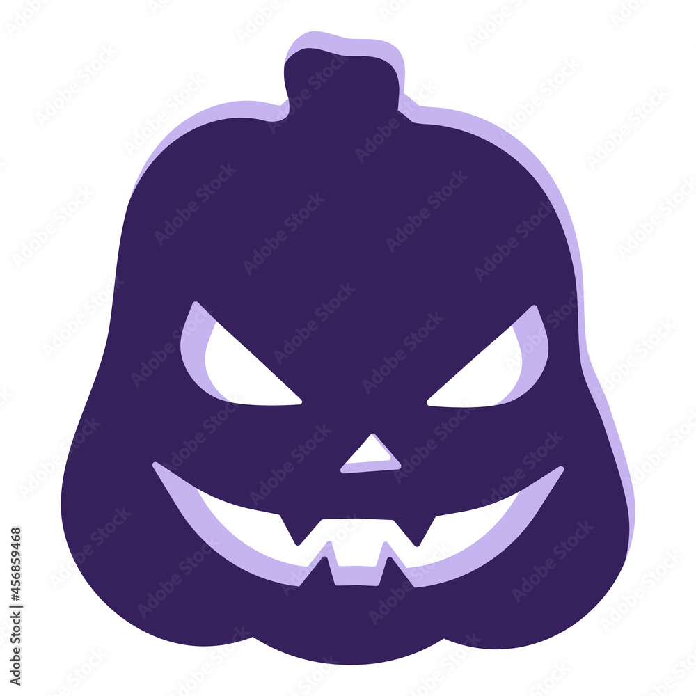 Halloween Jack-o-lantern pumpkin with spooky emotions. Halloween Jack-o-lantern pumpkin with spooky emotions.