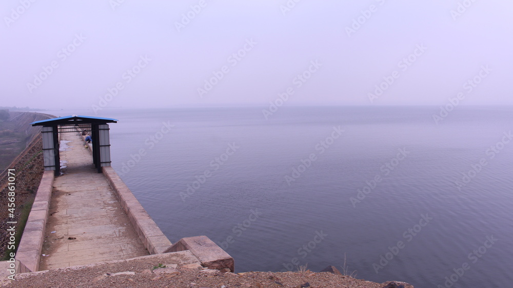 Obraz premium water dam 
