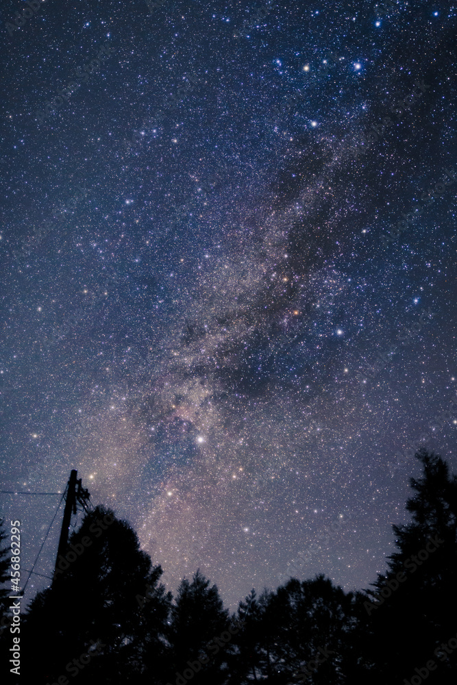 Naklejka premium 天の川