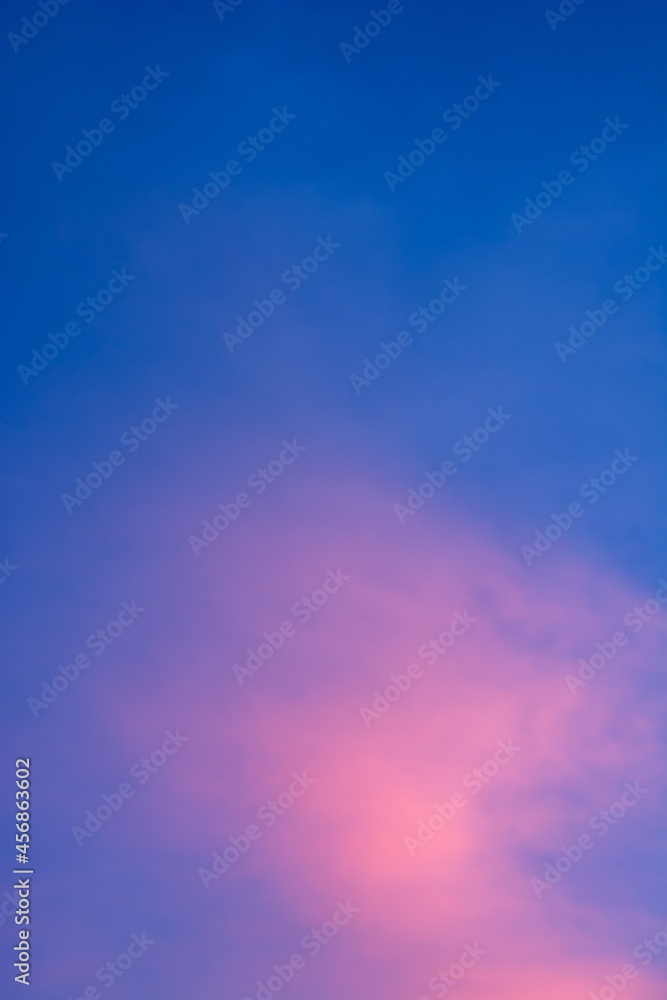 Obraz premium abstract blue sky with twillight color background
