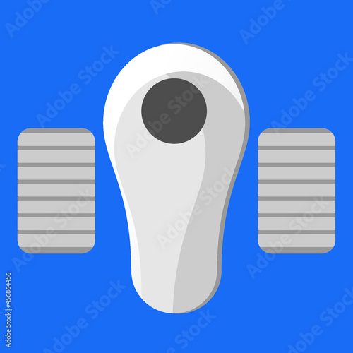 Indian Toilet Seat or Indian style commode vector. 