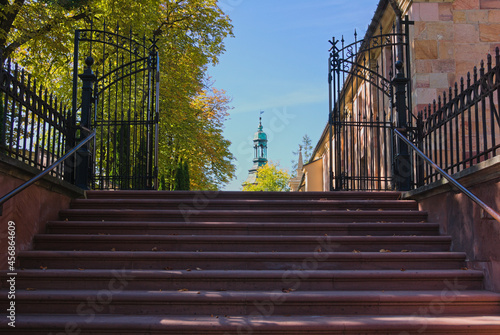 Fototapeta Naklejka Na Ścianę i Meble -  stairs in the park
