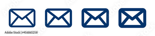 Mail icons set. Envelope icon.