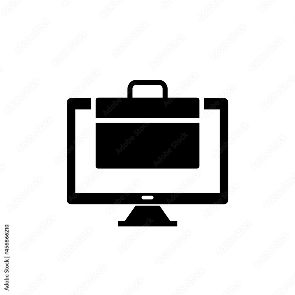Working icon isolated on white background Working icon isolated on white background