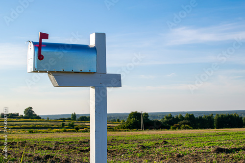 roadside mailbox in the countryside