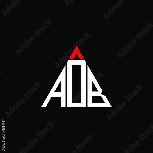 ADB letter logo creative design. ADB unique design, AOB letter logo creative design. AOB unique design

 photo