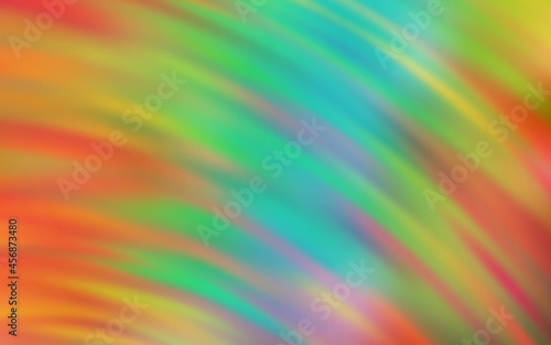 Light Green, Yellow vector layout with bent lines.