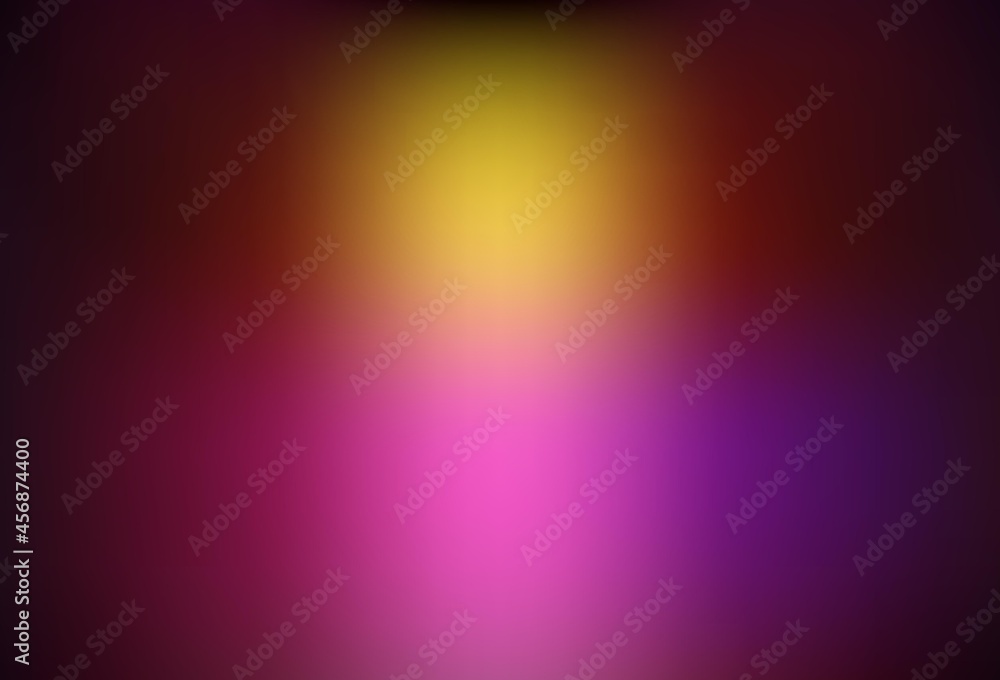 Dark pink, yellow vector gradient blur texture. Dark pink, yellow vector gradient blur texture.