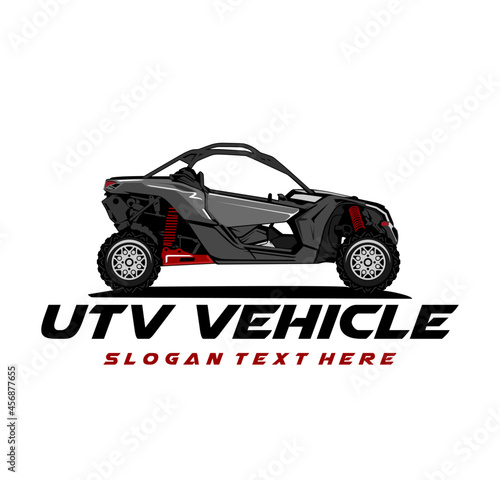 utv logo design icon vector