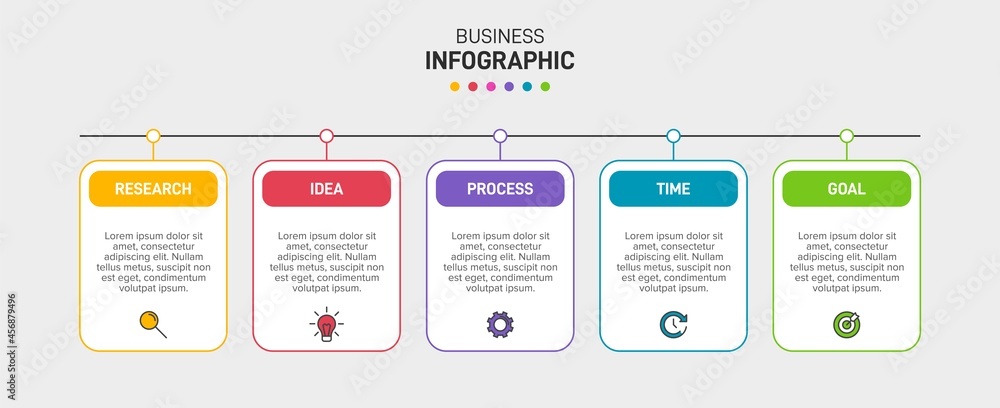 Infographic design with icons and 5 options or steps. Thin line vector. Infographics business concept. Can be used for info graphics, flow charts, presentations, web sites, banners, printed materials. Infographic design with icons and 5 options or steps. Thin line vector. Infographics business concept. Can be used for info graphics, flow charts, presentations, web sites, banners, printed materials.