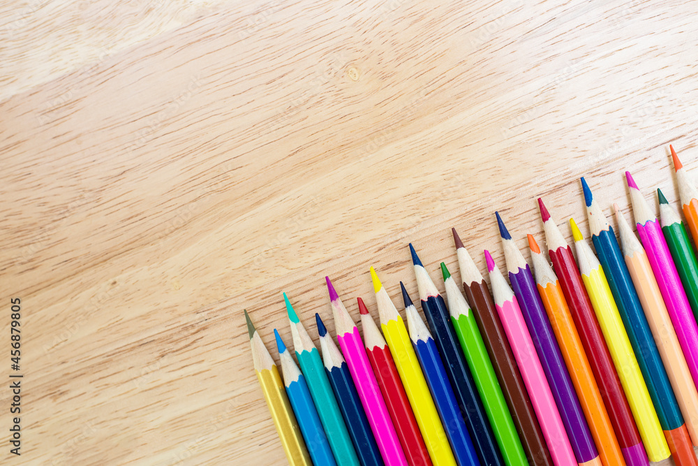 Back to school concept. school and Office supplies and various stationery on wooden background. Flat lay stylish set Back to school concept. school and Office supplies and various stationery on wooden background. Flat lay stylish set