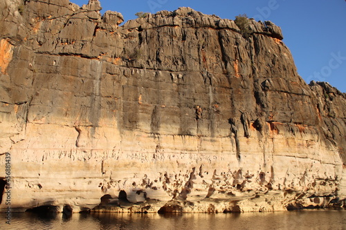 The Fitzroy River in the Danggu Geikie Gorge National Park in the Kimberley region of Western Australia. photo