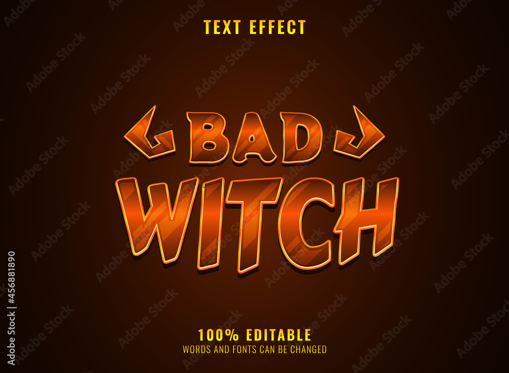 Obraz premium fantasy golden luxury bad with rpg game logo title text effect