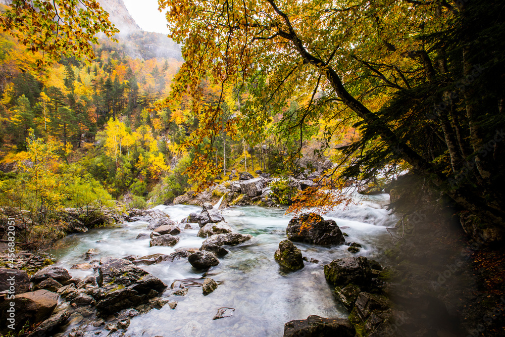 Autumn in Ordesa and Monte Perdido National Park, Spain