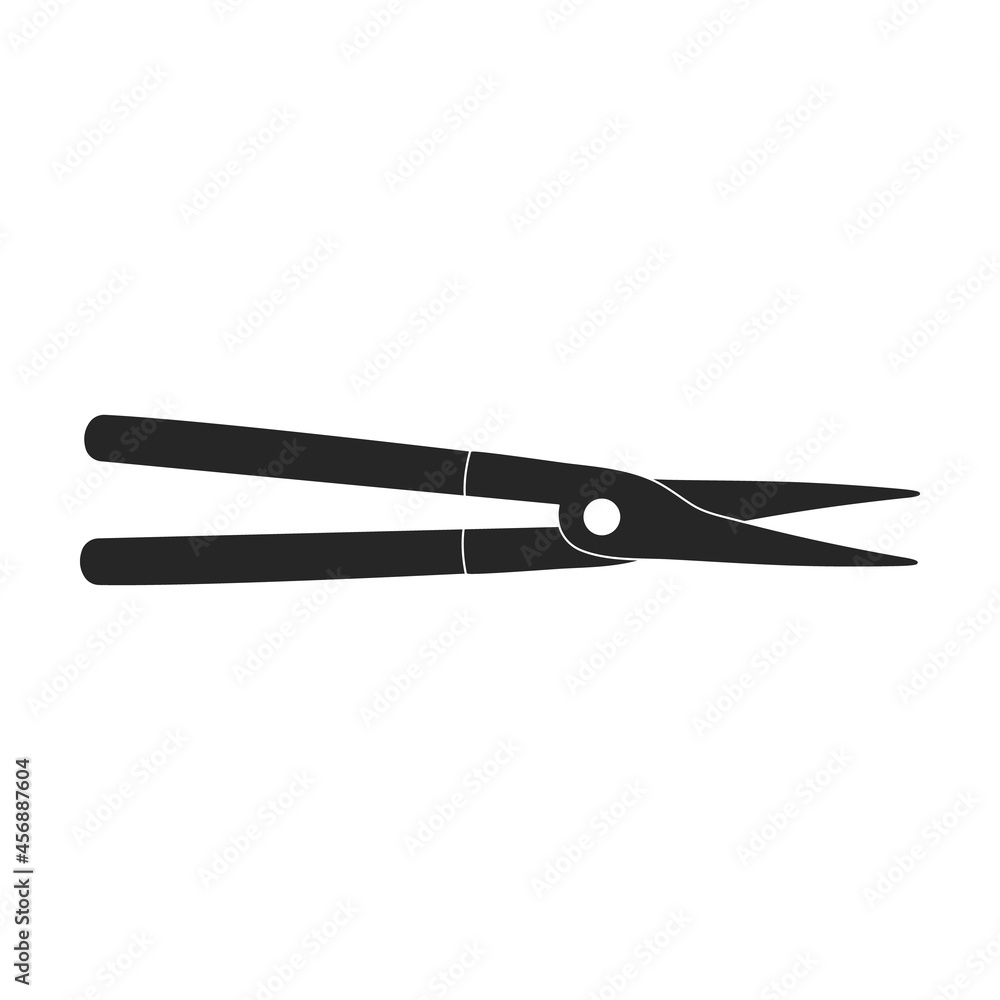 Scissor vector icon.Black vector icon isolated on white background scissor. Scissor vector icon.Black vector icon isolated on white background scissor.