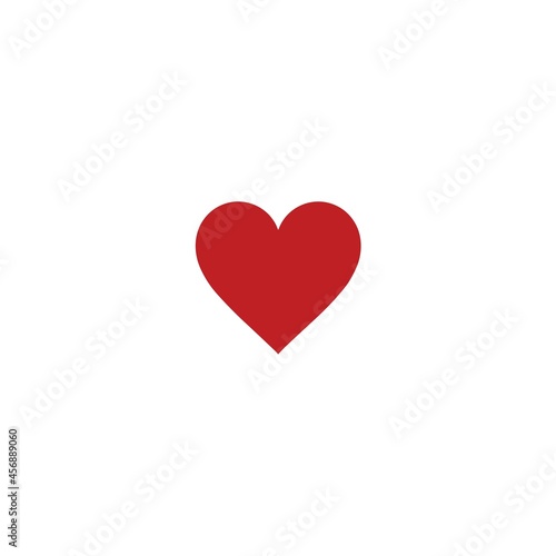 Red Love Initial Logo