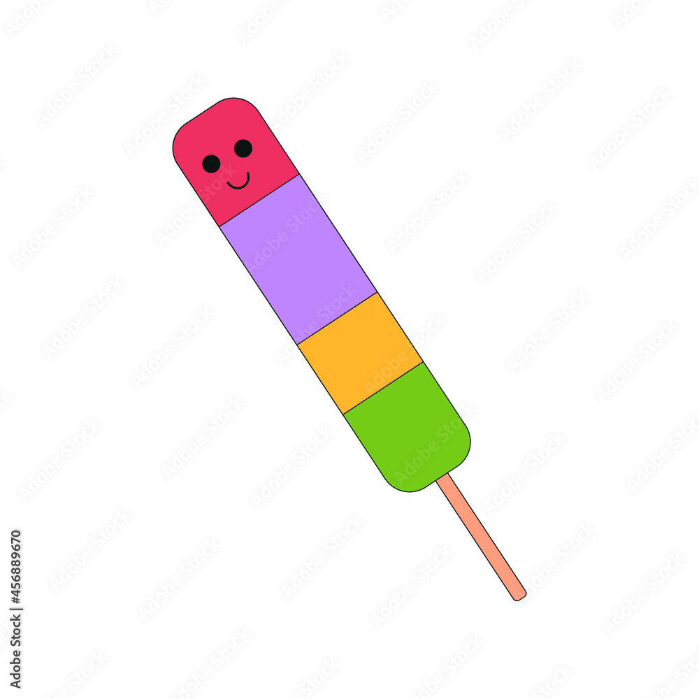 ice cream sketch icon, on white background