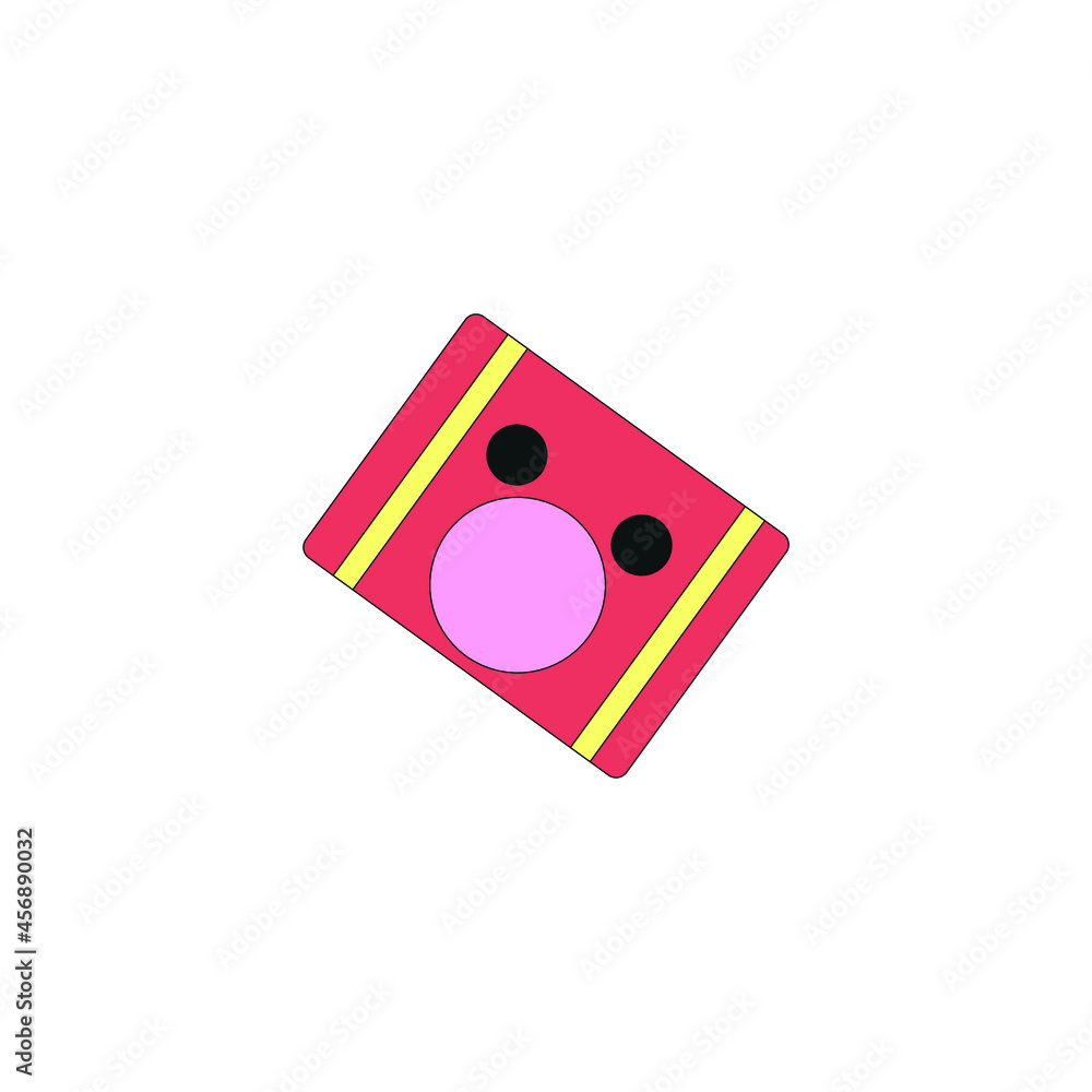 bubble gum sketch icon, on white background